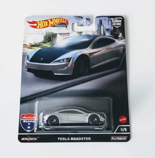 Hot Wheels 2022 Car Culture American Scene 5 of 5 Tesla Roadster HCK02