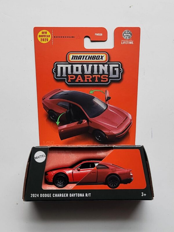 Matchbox 2025 Moving Parts 2024 Dodge Charger Daytona R/T red JBW53