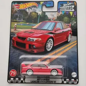 Hot wheels 2023 Car Culture Boulevard Mix R 79 of 80 - Mitsubishi Evolution Lancer VI red HKF26