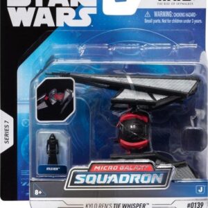 Star Wars Micro Galaxy Squadron Star Fighter Class Series 8 #0139 Kylo Rens Tie Whisper SWJ0292