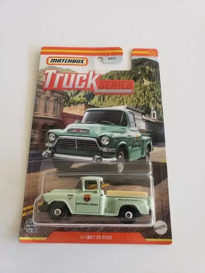 Matchbox 2021 Truck Series 12 of 12 1957 GMC Stepside GWH17 (National Parks)