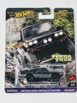 Hot Wheels 2024 Car Culture mix 961C - Terra Trek 0 of 5 Datsun King Cab Baja Custom black chase HRV92 w/protector