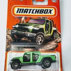 Matchbox 2022 MBX Mountain 07 of 100 - 2020 Jeep Gladiator Green HFP45