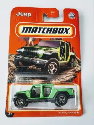 Matchbox 2022 MBX Mountain 07 of 100 - 2020 Jeep Gladiator Green HFP45