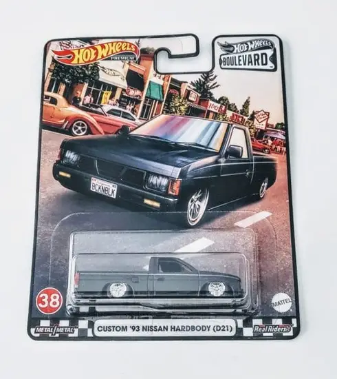 Hot Wheels 2021 Car Culture Boulevard mix H 38 of 40 Custom 1993 Nissan Hardbody D21 Black GRM09