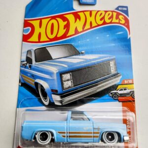 Hot wheels 2025 HW Hot Trucks 9 of 10 1983 Chevy Silverado pearl light blue HYY91