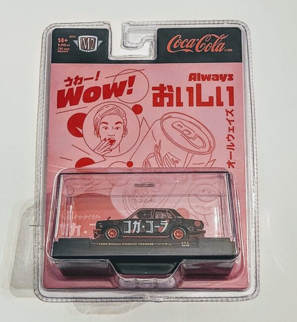 M2 Machines Coca-Cola Series 52500-A52 1969 Datsun Bluebird 1600SSS  24-55 chase (limited to 750 pcs)