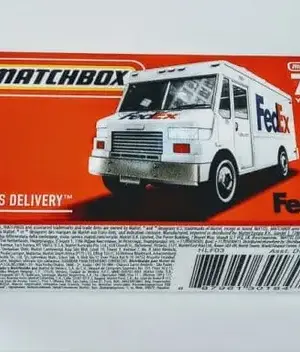 Matchbox 2023 Power Grabs 56 of 100 MBX City Express Delivery FedEx Truck white HLF03