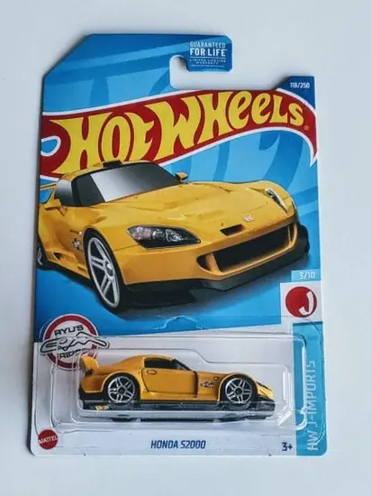 Hot Wheels 2022 HW J-Imports 3 of 10 Honda s2000 yellow Greddy