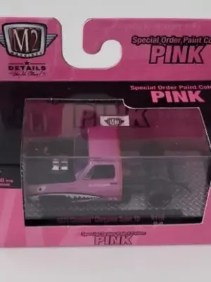 M2 Machines 2022 Special Order Paint Color Pink 32500-SS10 1973 Chevy Cheyenne Super 10