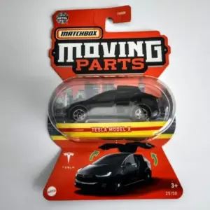Matchbox 2022 Moving Parts 25 of 50 Tesla Model X black HFM64