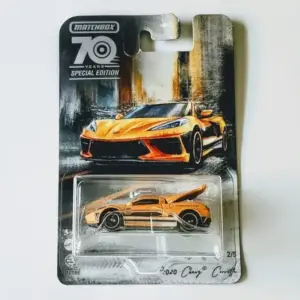 Matchbox 2023 Moving Parts 70th Special Edition 2 of 5 - 2020 Chevy Corvette orange HMV14