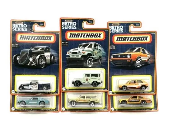 Matchbox 2022 Retro Series Metal wave 1