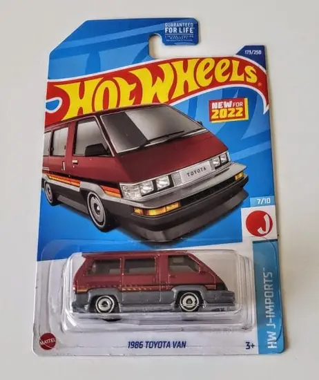 Hot Wheels HW Drift 7 of 10 1986 Toyota Van Red HCT15