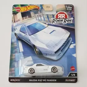 Hot wheels 2022 Car Culture Ronin Run 5 of 5 Mazda Rx-7 FC Pandem white HCJ86