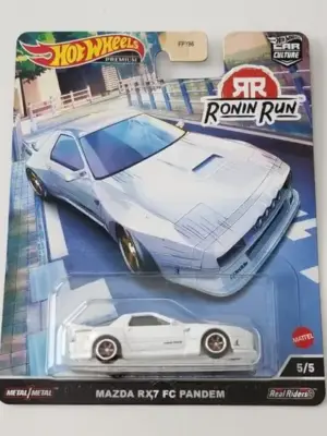 57133864-1000000181.webp Hot wheels 2022 Car Culture Ronin Run 5 of 5 Mazda Rx-7 FC Pandem white HCJ86