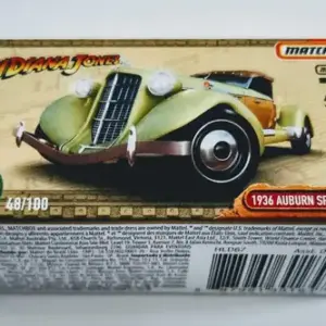 Matchbox 2023 Power Grabs 48 of 100 - Indiana Jones 1936 Auburn Speedster 851 HLD67