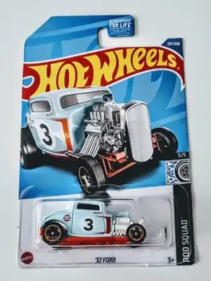 Hot Wheels 2022 Rod Squad 5 of 5 - 1932 Ford Gulf Blue