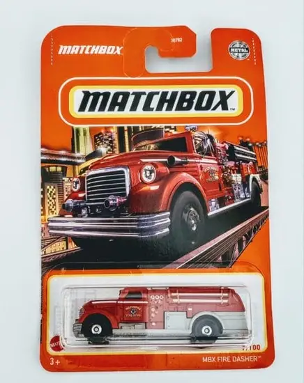 Matchbox 2021 MBX City 7 of 100 MBX Fire Dasher Red GVX23