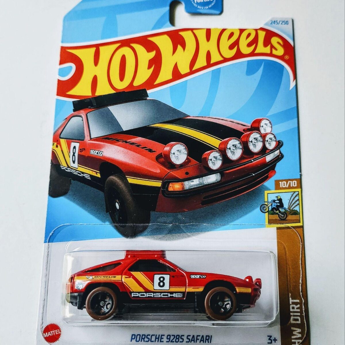 Hot wheels 2024 HW Dirt 10 of 10 Porsche 928s Safari red HTF29 (Q