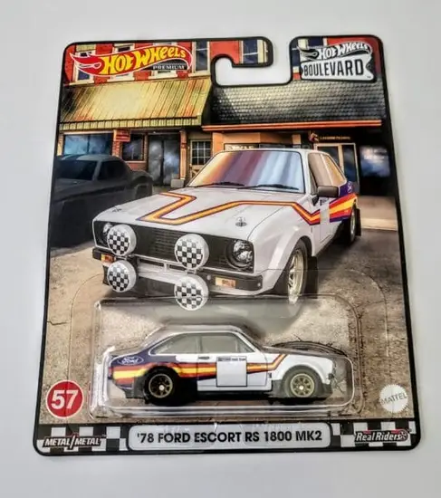 Hot Wheels 2022 Car Culture Boulevard Mix M 57 of 60 1978 Ford Escort RS 1800 MK2 HCR17