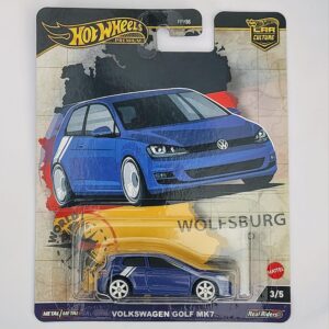 Hot wheels Premium 2024 Car Culture World Tour FPY86-961A - 3 of 5 Volkswagen Golf MK7 blue HRV79 Hot wheels Premium 2024 Car Culture World Tour FPY86-961A - 3 of 5 Volkswagen Golf MK7 blue HRV79