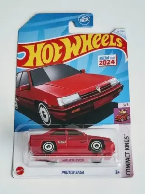 Hot wheels 2024 Compact Kings 3 of 5 Proto Saga red HRY46