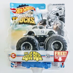 Hot Wheels Monster trucks Herbie Love Bug gray HBY49