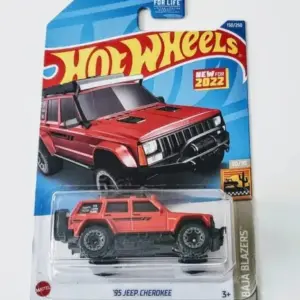 Hot Wheels 2022 Baja Blazers 10 of 10 - 1995 Jeep Cherokee red HCX28