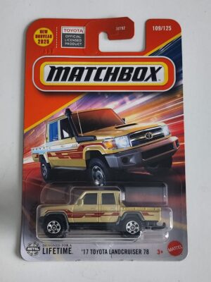 Matchbox 2025 - 2017 Landcruiser 78 beige JBN54