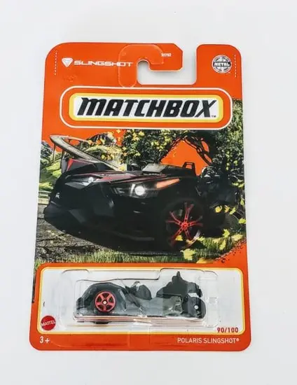Matchbox 2021 MBX Highway 90 of 100 Polaris Slingshot Black GVX00