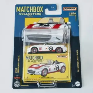 Matchbox 2022 Collector Series 18 of 20 2015 Mazda Mx-5 Miata white Matchbox 2022 Collector Series 18 of 20 2015 Mazda Mx-5 Miata white