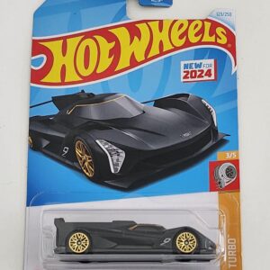 Hot wheels 2024 HW Turbo 3 of 5 Cadillac Project GTP Hypercar black HRY60