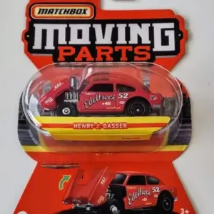 Matchbox 2022 Moving Parts 37 of 50 Henry J Gasser red HFM83