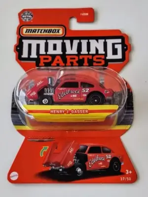 Matchbox 2022 Moving Parts 37 of 50 Henry J Gasser red HFM83
