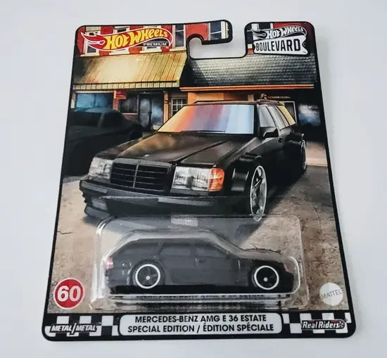 Hot Wheels 2022 Boulevard Mix M 60 of 60 Mercedes-Benz AMG E-36 estate black HCR05