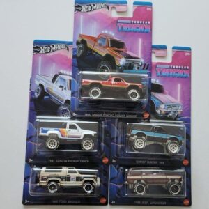 Hot Wheels 2024 Tubular Trucks GDG44-957G complete set of 5