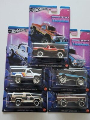 Hot Wheels 2024 Tubular Trucks GDG44-957G complete set of 5