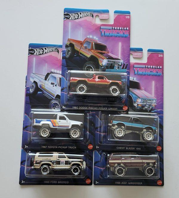Hot Wheels 2024 Tubular Trucks GDG44-957G complete set of 5