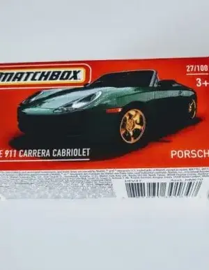 629472ae-4251.webp Matchbox 2022 Power Grabs MBX Highway 27 of 100 Porsche 911 Carrera Cabriolet Green HFV47