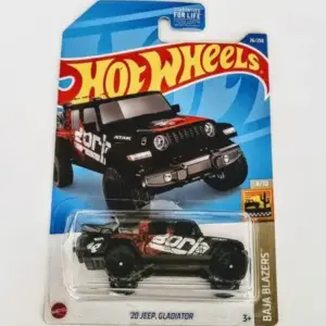 Hot Wheels 2022 Baja Blazers 4 of 10 2020 Jeep Gladiator (Borla Performance Black) HCT50