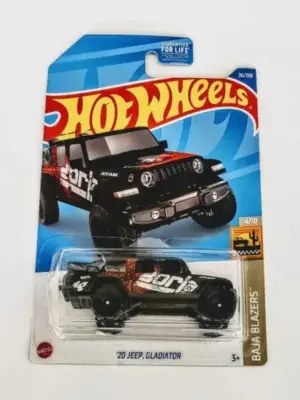 Hot Wheels 2022 Baja Blazers 4 of 10 2020 Jeep Gladiator (Borla Performance Black) HCT50