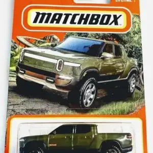 Matchbox 2024 – 17 of 100 MBX Highway Rivian R1T pickup truck forest green HKW56