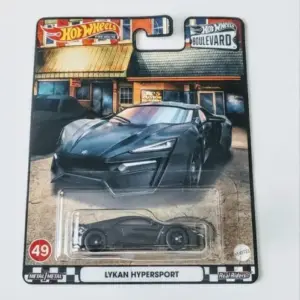 Hot Wheels 2022 Car Culture Boulevard Mix I 49 of 50 Lykan Hypersport Black HCR19