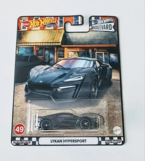 Hot Wheels 2022 Car Culture Boulevard Mix I 49 of 50 Lykan Hypersport  Black HCR19
