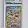Pokemon Prismatic evolutions - 167 of 131 Eevee EX Special Illustration Rare graded PSA 9