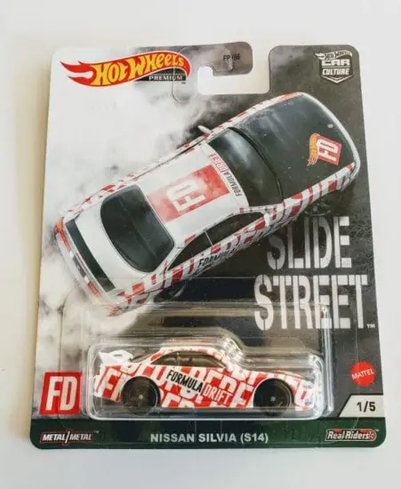 Hot Wheels 2021 Car Culture Slide Street 1 of 5 Nissan Silva (S14) GRJ82 Formula Drift