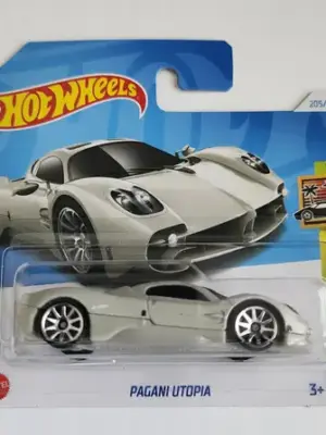 66d74307-1000007160-scaled-1.webp Hot wheels 2024 HW Exotics 5 of 10 Pagani Utopia gray short card HRY83