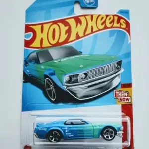 Hot wheels 2023 Then and Now 10 of 10 1969 Ford Mustang Boss 302 Falken Race Team blue HKJ48