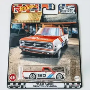 Hot Wheels 2022 Car Culture Boulevard Mix I 46 of 50 1975 BRE Datsun Sunny Truck (B120) HCR11